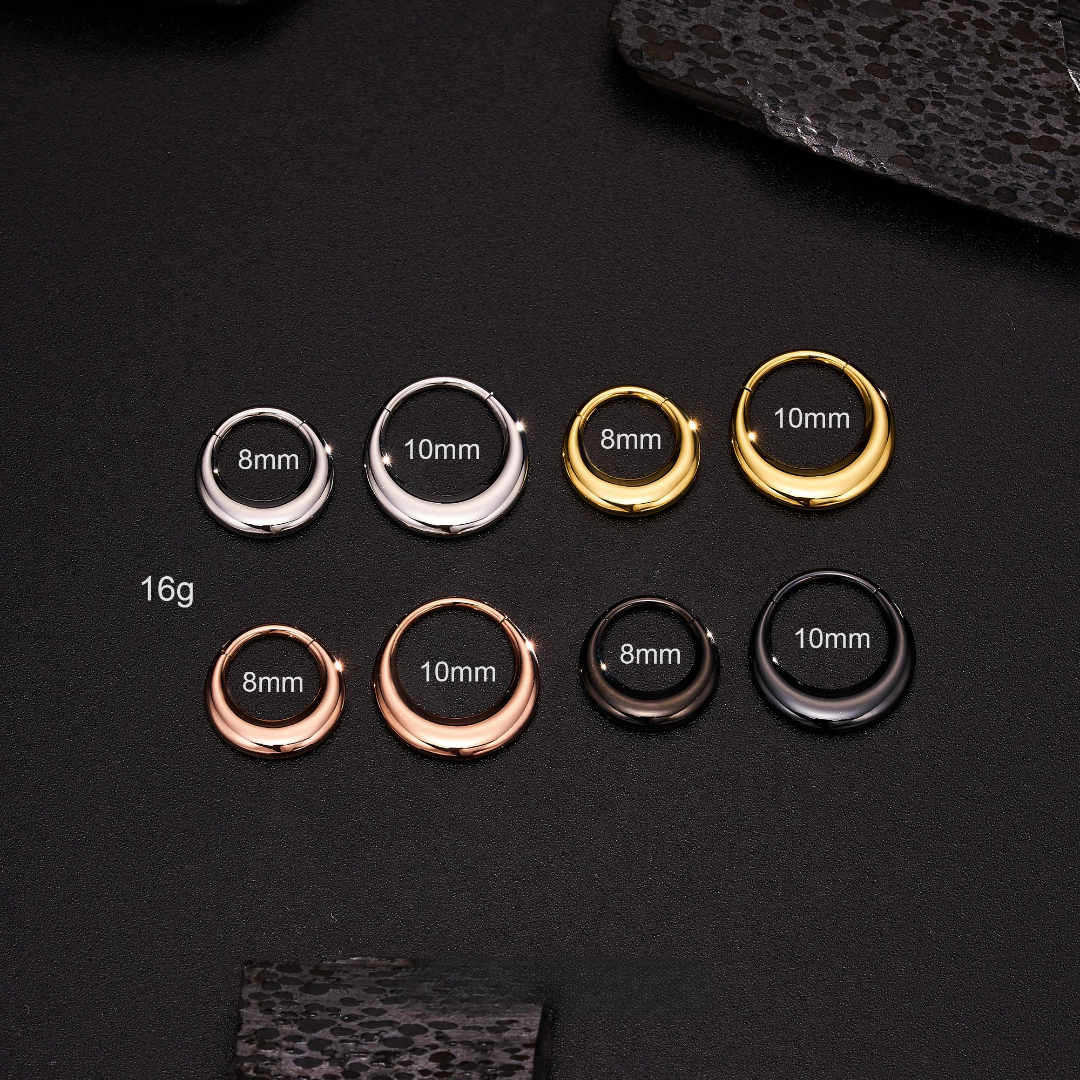 Lunar Bold Septum Clicker – Sculpted Shine for Unapologetic Style