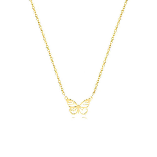 Golden Flutter Butterfly Necklace – Effortless Elegance, Everyday Magic